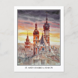 EVE Painted Krakow, de voormalige Poolse stad Briefkaart