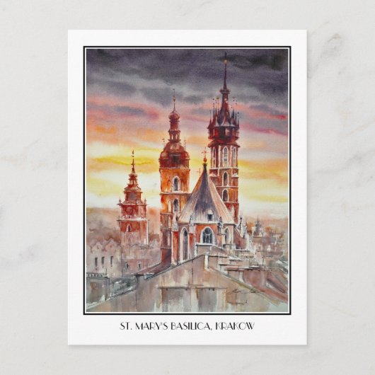 EVE Painted Krakow, de voormalige Poolse stad Briefkaart (Voorkant)
