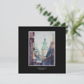 EVE Painted Krakow, de voormalige Poolse stad Kaart (Staand voorkant)