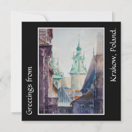 EVE Painted Krakow, de voormalige Poolse stad Kaart