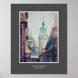 EVE Painted Krakow, de voormalige Poolse stad Poster
