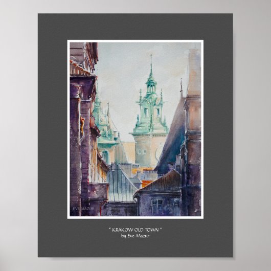 EVE Painted Krakow, de voormalige Poolse stad Poster (Voorkant)