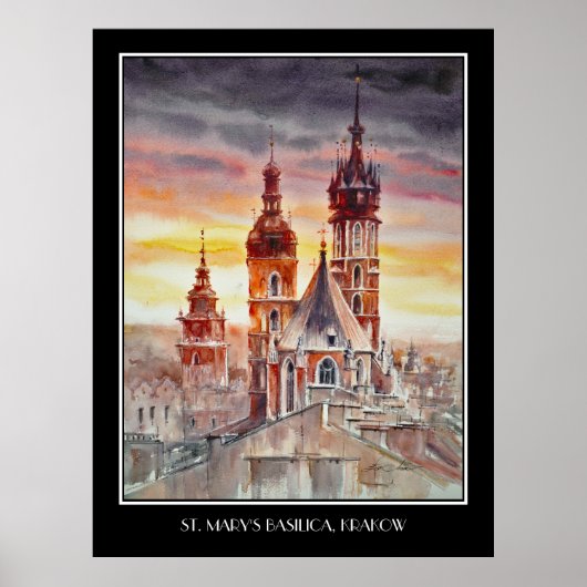 EVE Painted Krakow, de voormalige Poolse stad Poster (Voorkant)