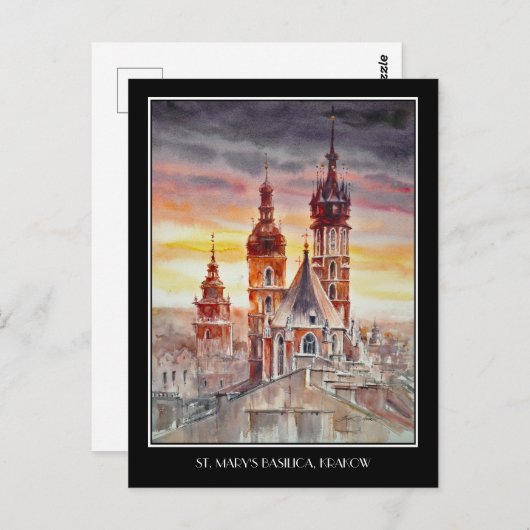 EVE Painted Krakow, Kaart van de Poolse stad (Voorkant / Achterkant)