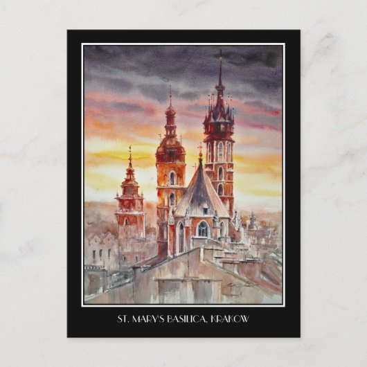 EVE Painted Krakow, Kaart van de Poolse stad (Voorkant)