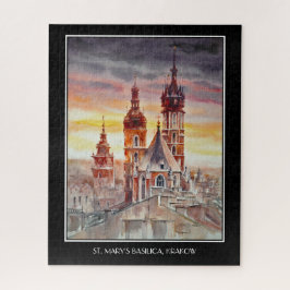 EVE Painted Krakow, Kaart van de Poolse stad Legpuzzel