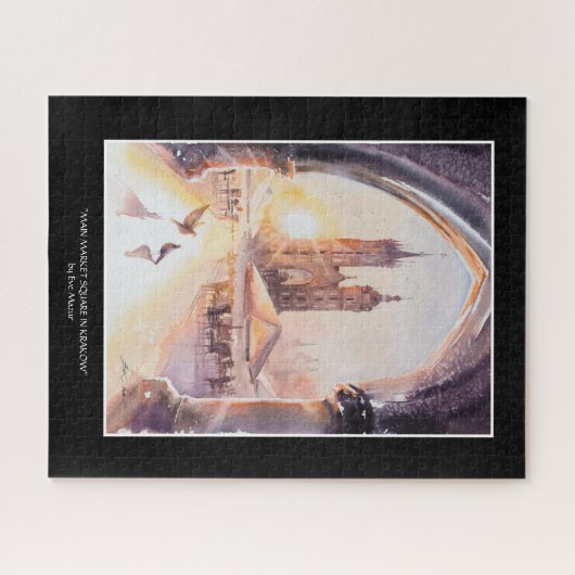 EVE Painted Krakow Old Town Legpuzzel (Horizontaal)