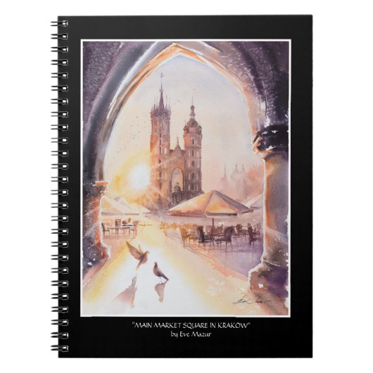 EVE Painted Krakow Old Town Notitieboek (Voorkant)