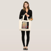 EVE Painted Morning in Krakow, Polen Grote Tote Bag (Voorkant (model))