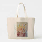 EVE Painted Morning in Krakow, Polen Grote Tote Bag (Achterkant)