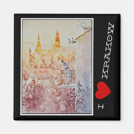 EVE Painted Morning in Krakow, Polen Magneet