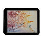 EVE Painted Morning in Krakow, Poolse foto Magneet (Horizontaal)