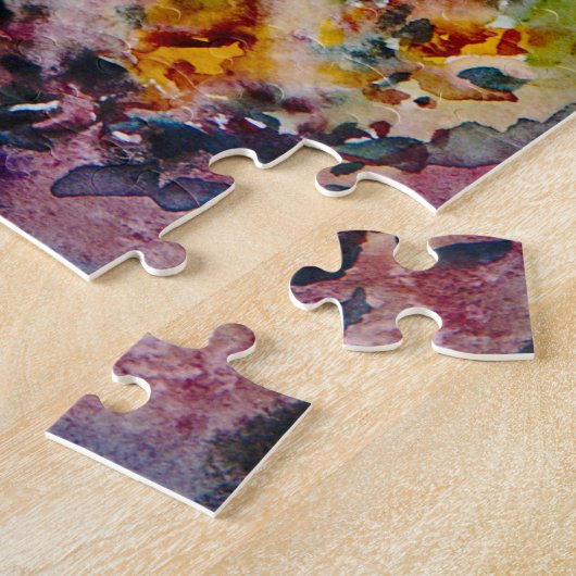 Eve Painted Tropical Island Whale Legpuzzel (Zijkant)