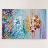 Eve Painted Tropical Island Whale Legpuzzel (Horizontaal)