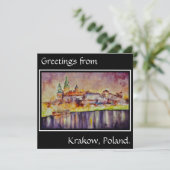 EVE Painted Wawel, Krakow, Polen Kaart (Staand voorkant)