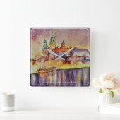 EVE Painted Wawel, Krakow, Polen Vierkante Klok (Huis)