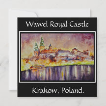 EVE Painted Wawel Royal Castle, Krakow, Polen