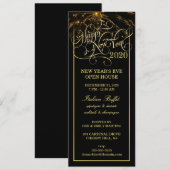 Eve Party (nieuwjaarsfeest) - Elegante formele uit Kaart (Voorkant / Achterkant)