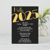 Eve Party (nieuwjaarsfeest) Kaart (Staand voorkant)