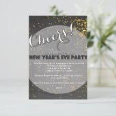 Eve Party (nieuwjaarsfeest) Kaart (Staand voorkant)