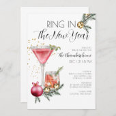 Eve Party Ring nieuwjaar Kaart (Voorkant / Achterkant)