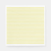 Eve & Sofie geel gestreepte papieren servet (Voorkant)