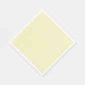 Eve & Sofie geel gestreepte papieren servet (Hoek)