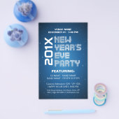 Eve Sparkles Party (nieuw jaar) Flyer (Enkel)