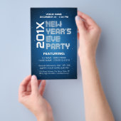 Eve Sparkles Party (nieuw jaar) Flyer (Hand)