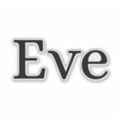 Eve Sticker (Voorkant)