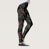 Eve Swirls & Confetti in het nieuwjaar Leggings (Rechts)