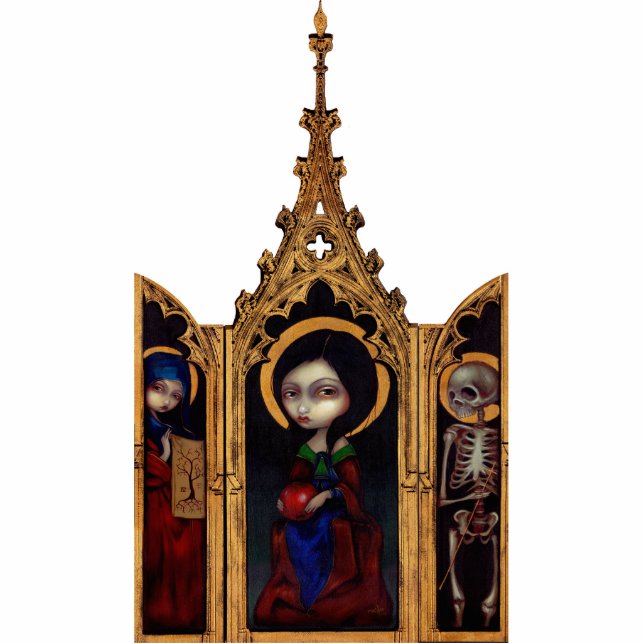 Eve Triptych Photo Sculpture Staand Fotobeeldje (Voorkant)