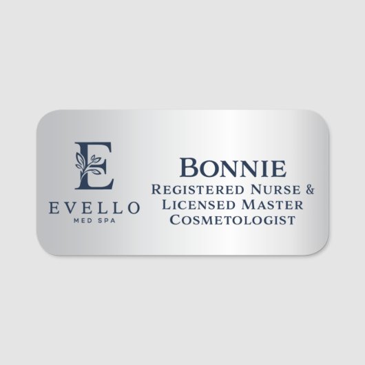 Evello Naam Tag - Bonnie (Voorkant)