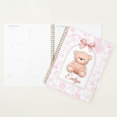 Evelyn | Aangepaste Roze Teddybeer Nursery Design Planner (Display)