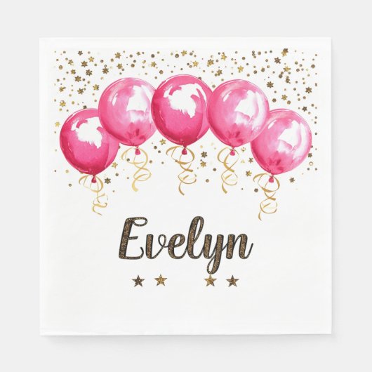 Evelyn Birthday Servet (Voorkant)