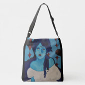 Evelyn Blue Crossbody Tas (Achterkant)