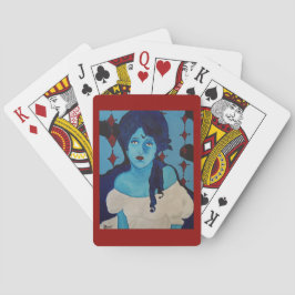 Evelyn Blue Pokerkaarten