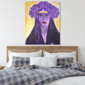 Evelyn Crowned Canvas Afdruk (Insitu (Slaapkamer))