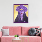 Evelyn Crowned Canvas Afdruk (Insitu (Woonkamer))
