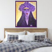 Evelyn Crowned Canvas Afdruk (Insitu (Slaapkamer))