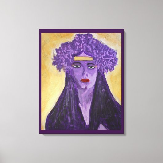 Evelyn Crowned Canvas Afdruk (Voorkant)