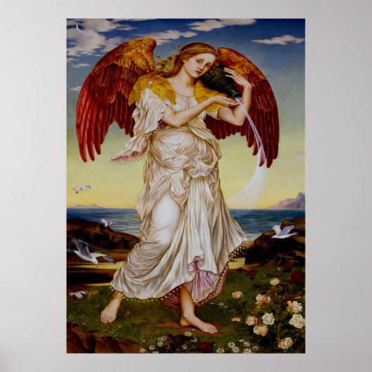 Evelyn De Morgan - Eros Poster (Voorkant)