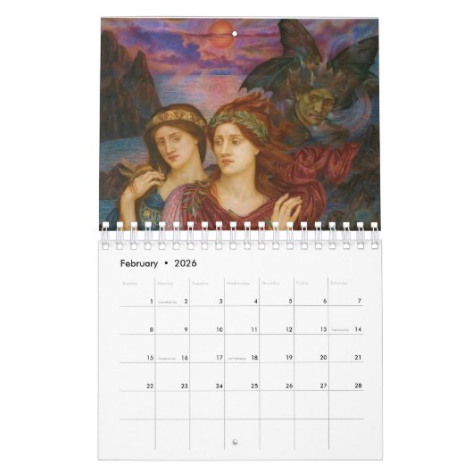Evelyn de Morgan Kalender (Feb 2026)