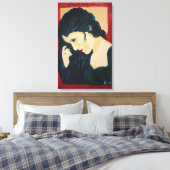Evelyn Demure Canvas Afdruk (Insitu (Slaapkamer))