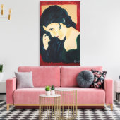 Evelyn Demure Canvas Afdruk (Insitu (Woonkamer))