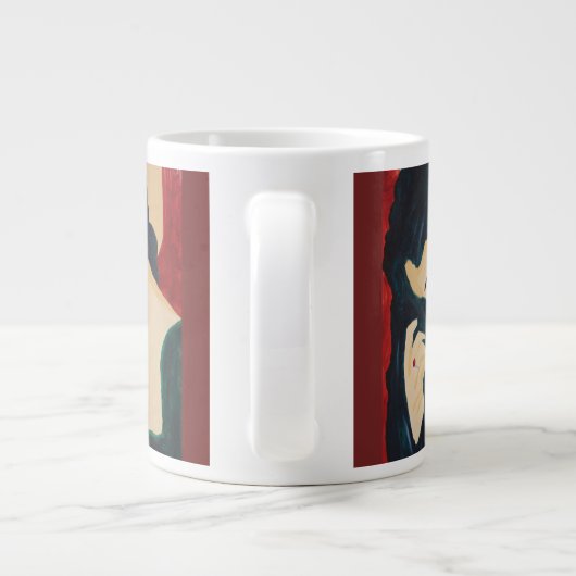 Evelyn Demure Grote Koffiekop (Achterkant)