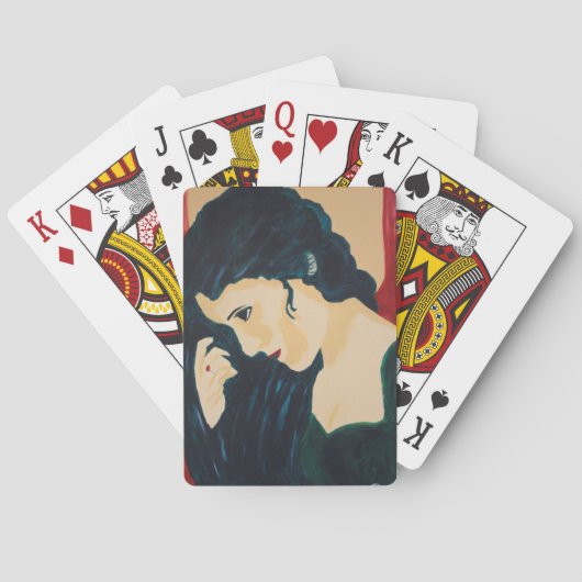 Evelyn Demure Pokerkaarten (Achterkant)