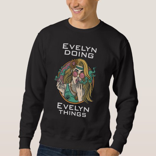 Evelyn doet trui (Voorkant)