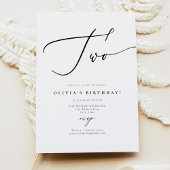 EVELYN Elegant Calligraphy Script 2e verjaardag In Kaart