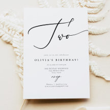 EVELYN Elegant Calligraphy Script 2e verjaardag In